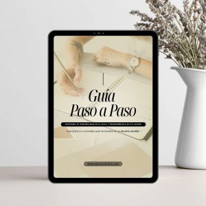 Mockup de la portada de la Guía gratuita para el Docente Altamente Sensible, un recurso para el bienestar emocional.